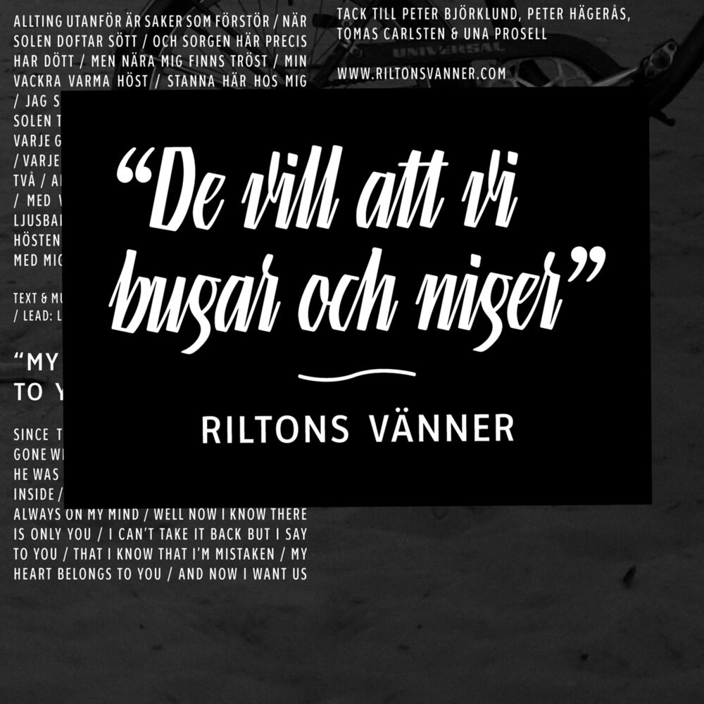 Picture of De Vill Att Vi Bugar Och Niger