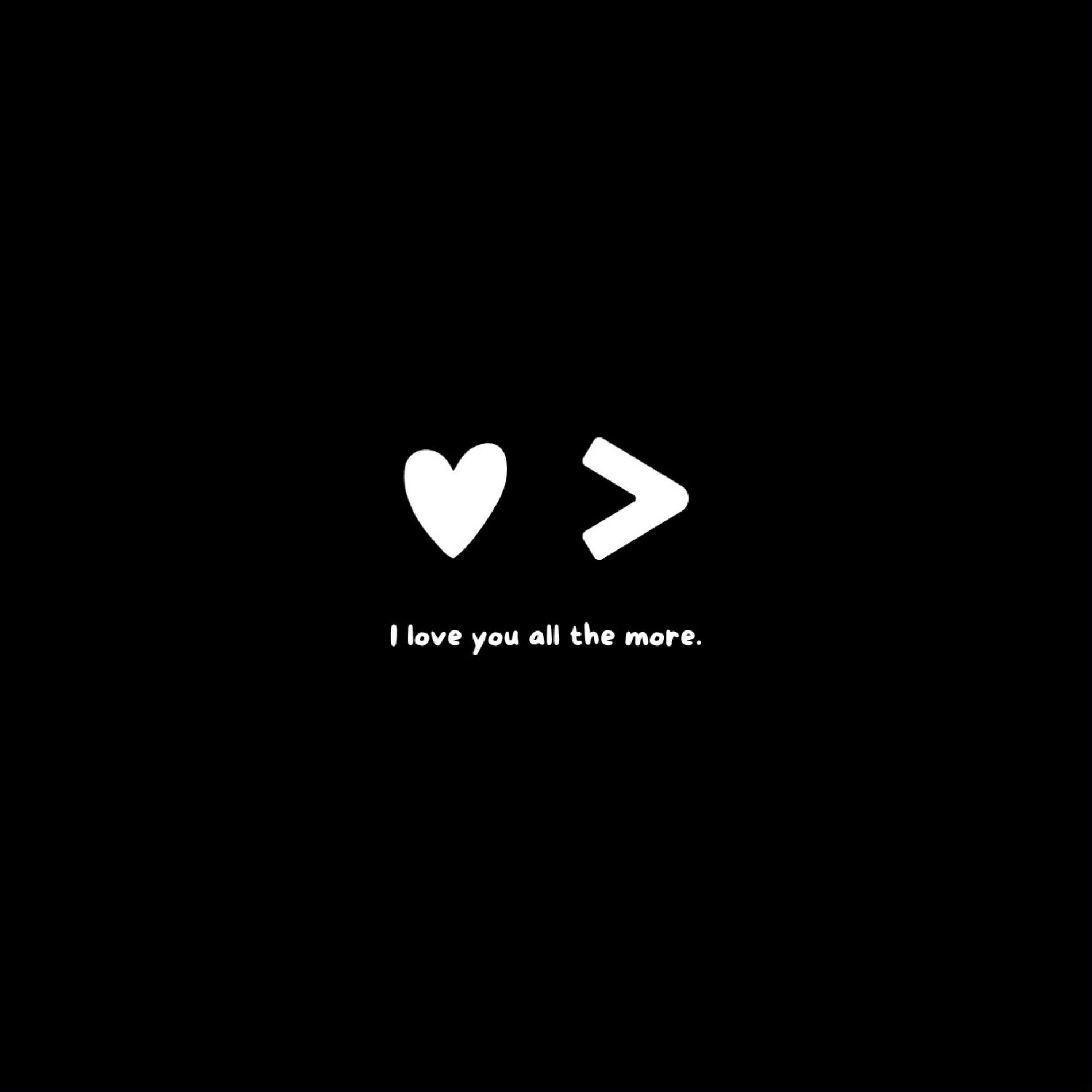 Album cover of I love you all the more.