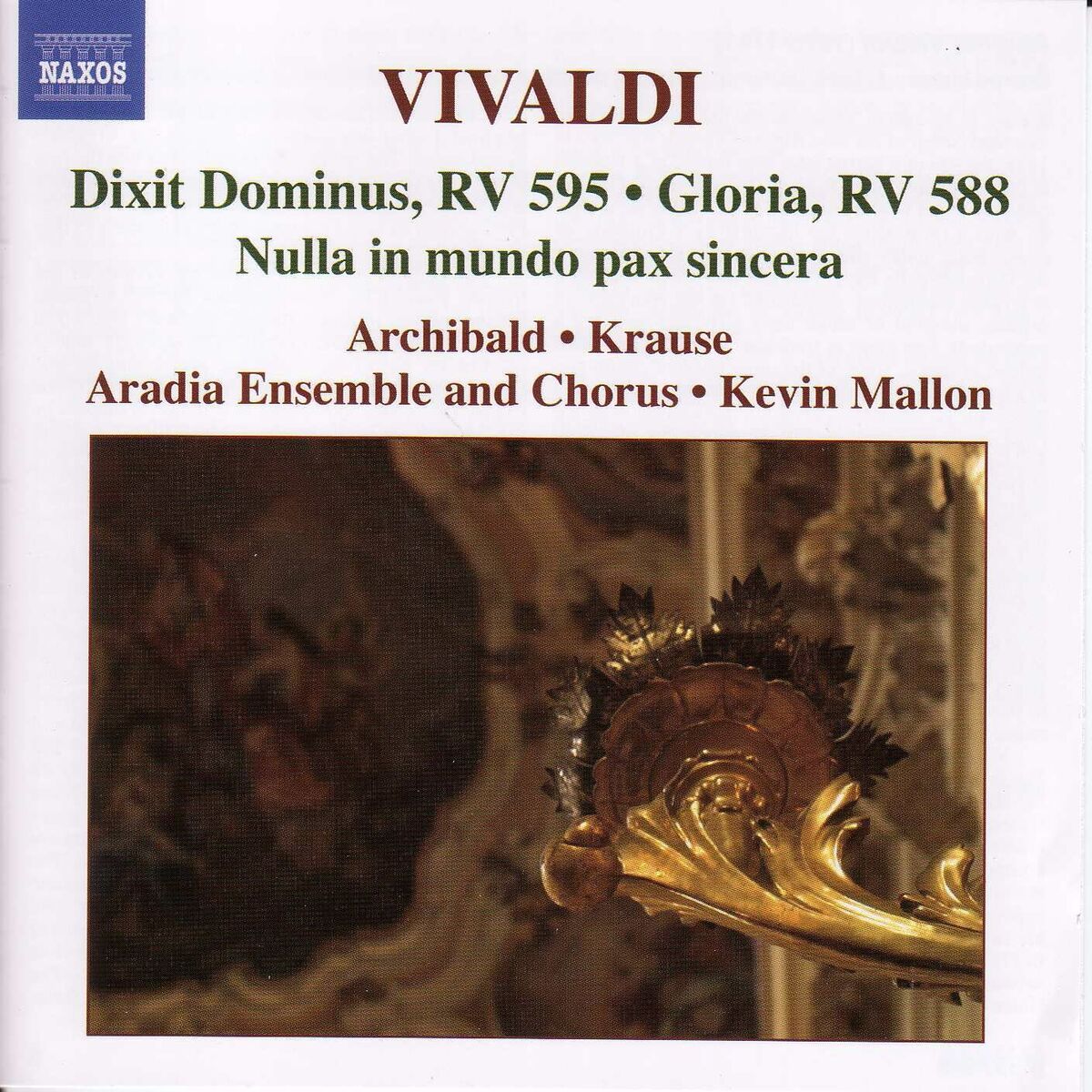 Album cover of Nulla in mundo pax, RV 630: I. Aria. Nulla in mundo pax sincera