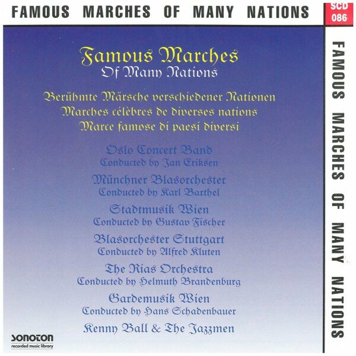Album cover of Famous Marches of Many Nations