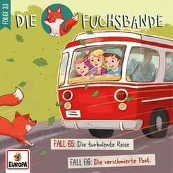 Cover of Folge 33: Fall 65: Die turbulente Reise/Fall 66: Die verschmierte Post