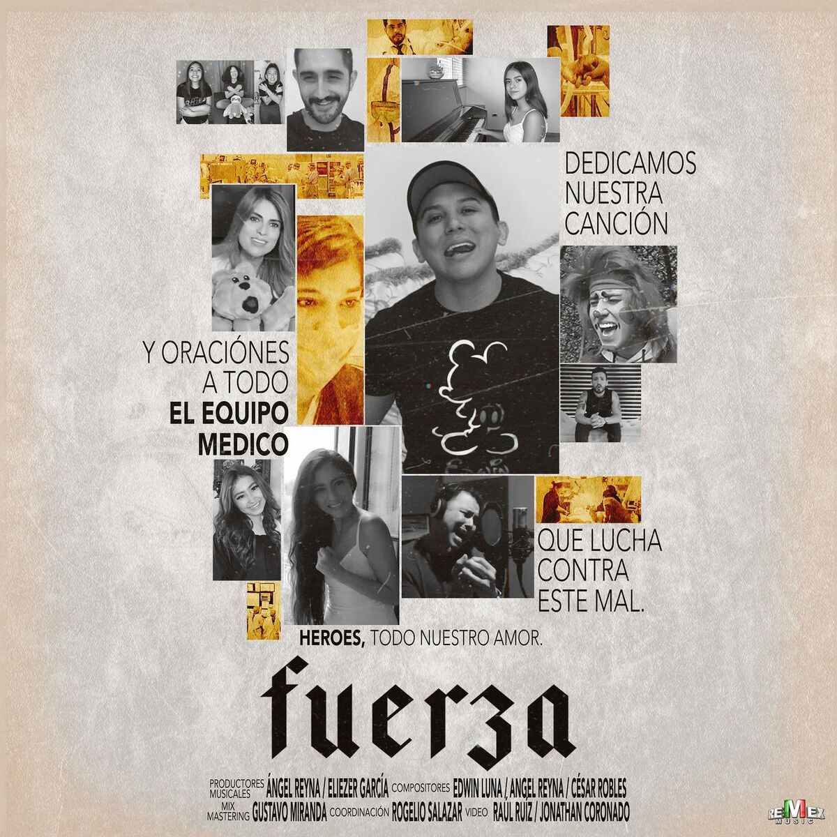 Album cover of Fuerza (feat. Diego Herrera, Mafer Chavana, Victoria Bracamontes, Lapizito, Los Bffies, Luis Alfonso Partida El Yaki, Pancho Urest