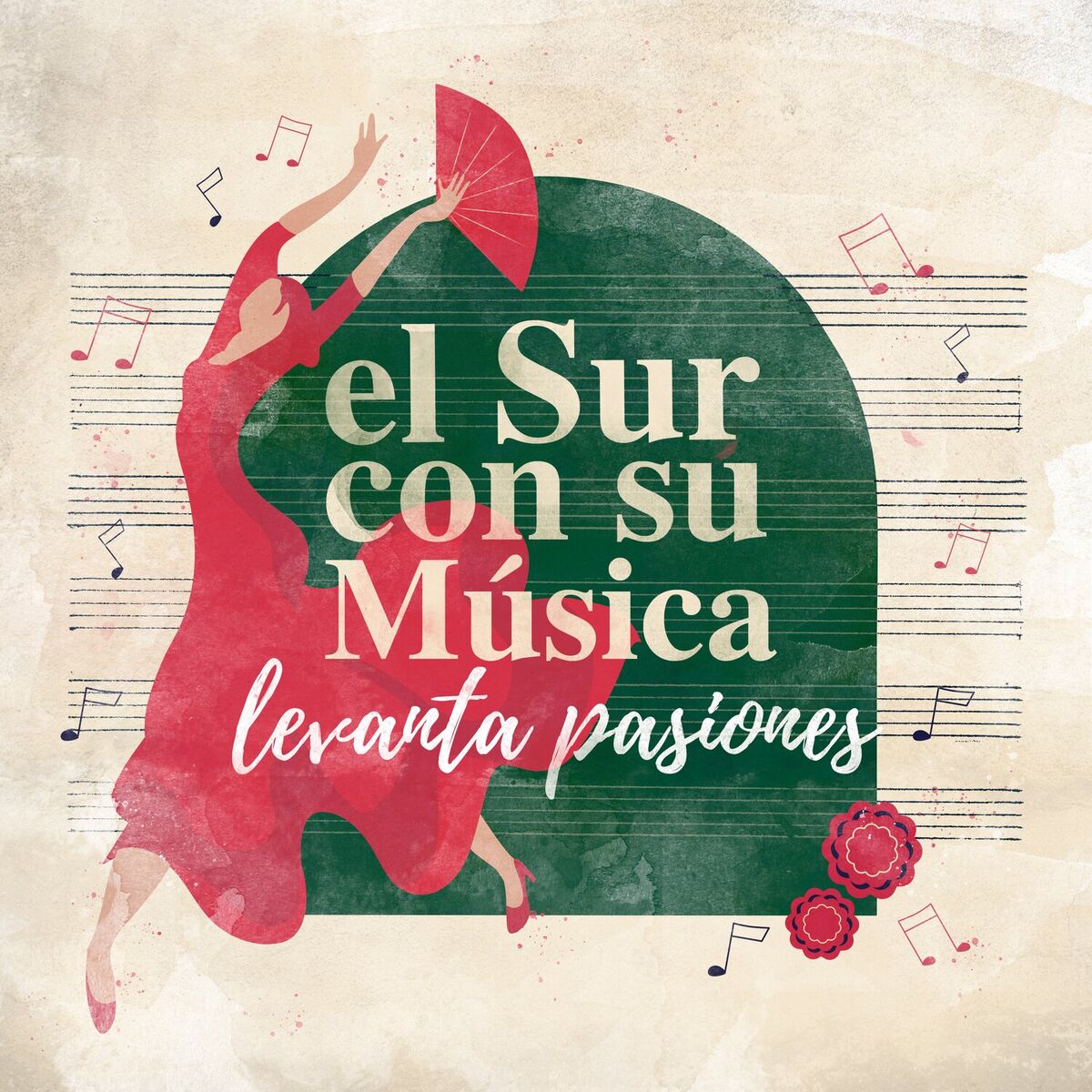 Album cover of El sur con su música levanta pasiones