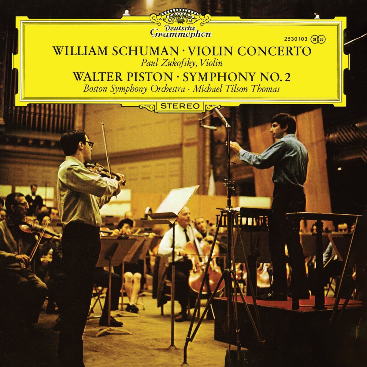 Album cover of Piston: Symphony No. 2; Schumann: Concerto for Violin and Orchestra