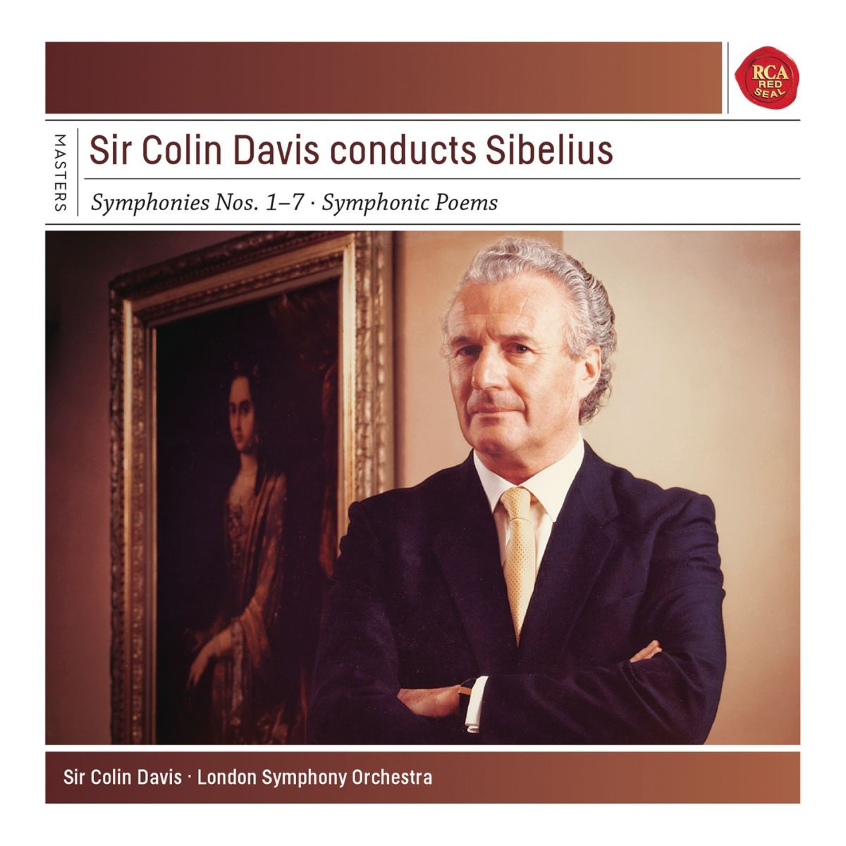 Album cover of Colin Davis conducts Sibelius