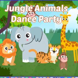 Cover of Jungle Animals Dance Party