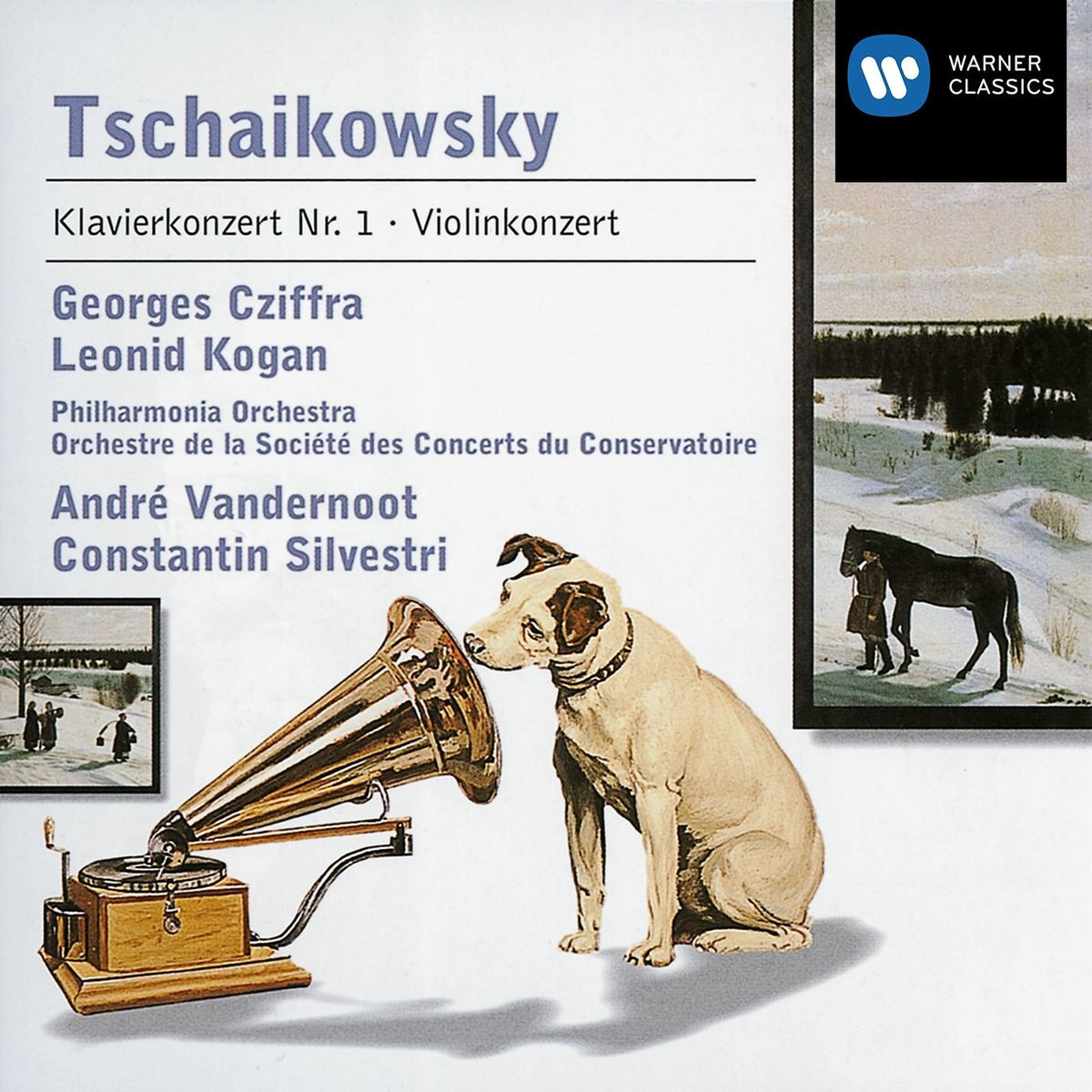 Album cover of Tchaikovsky: Klavierkonzert Nr. 1, Op. 23 & Violinkonzert Op. 35