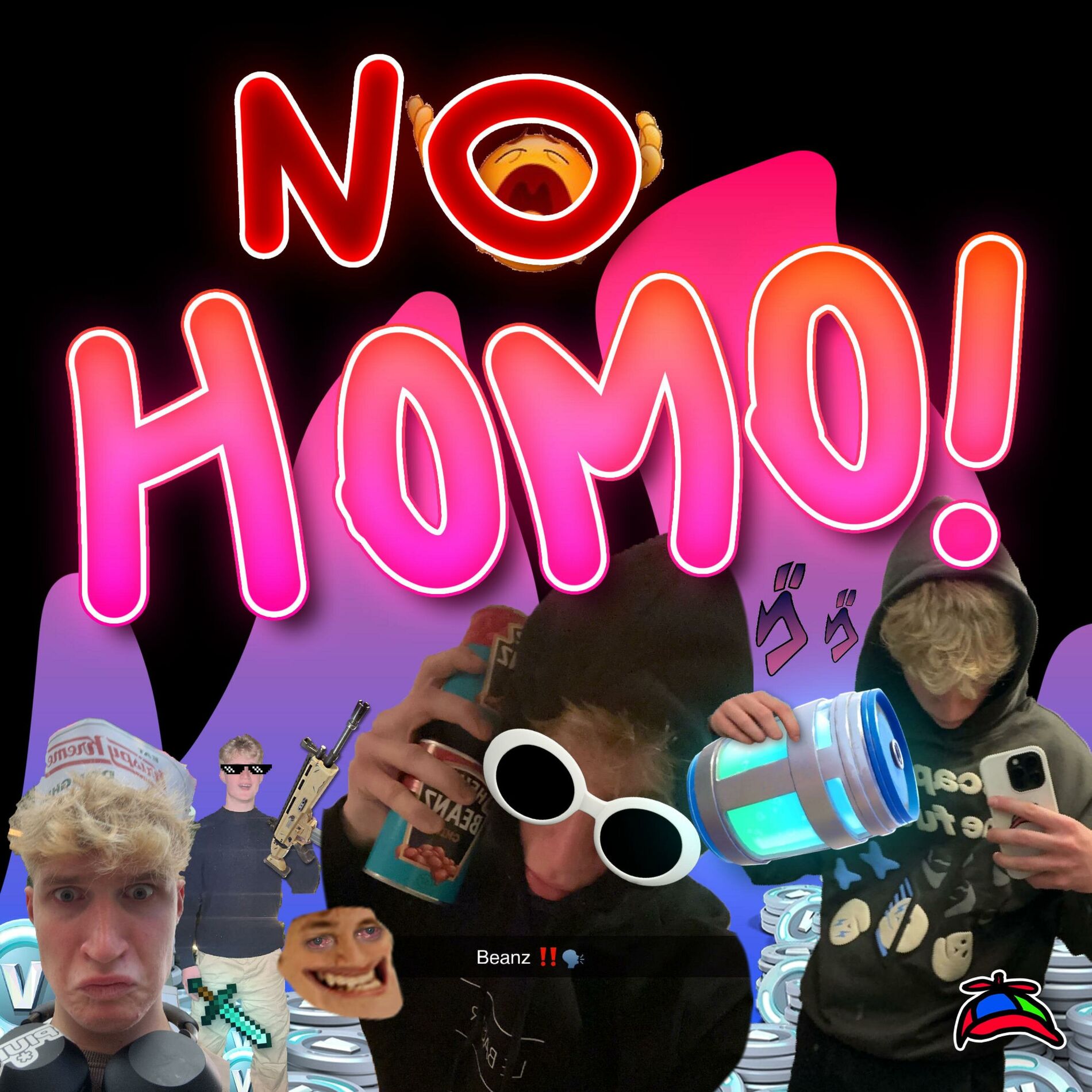 Album cover of NO HOMO!