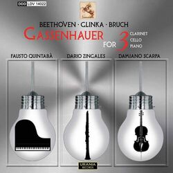 Cover of Beethoven, Glinka & Bruch: Gassenhauer for 3