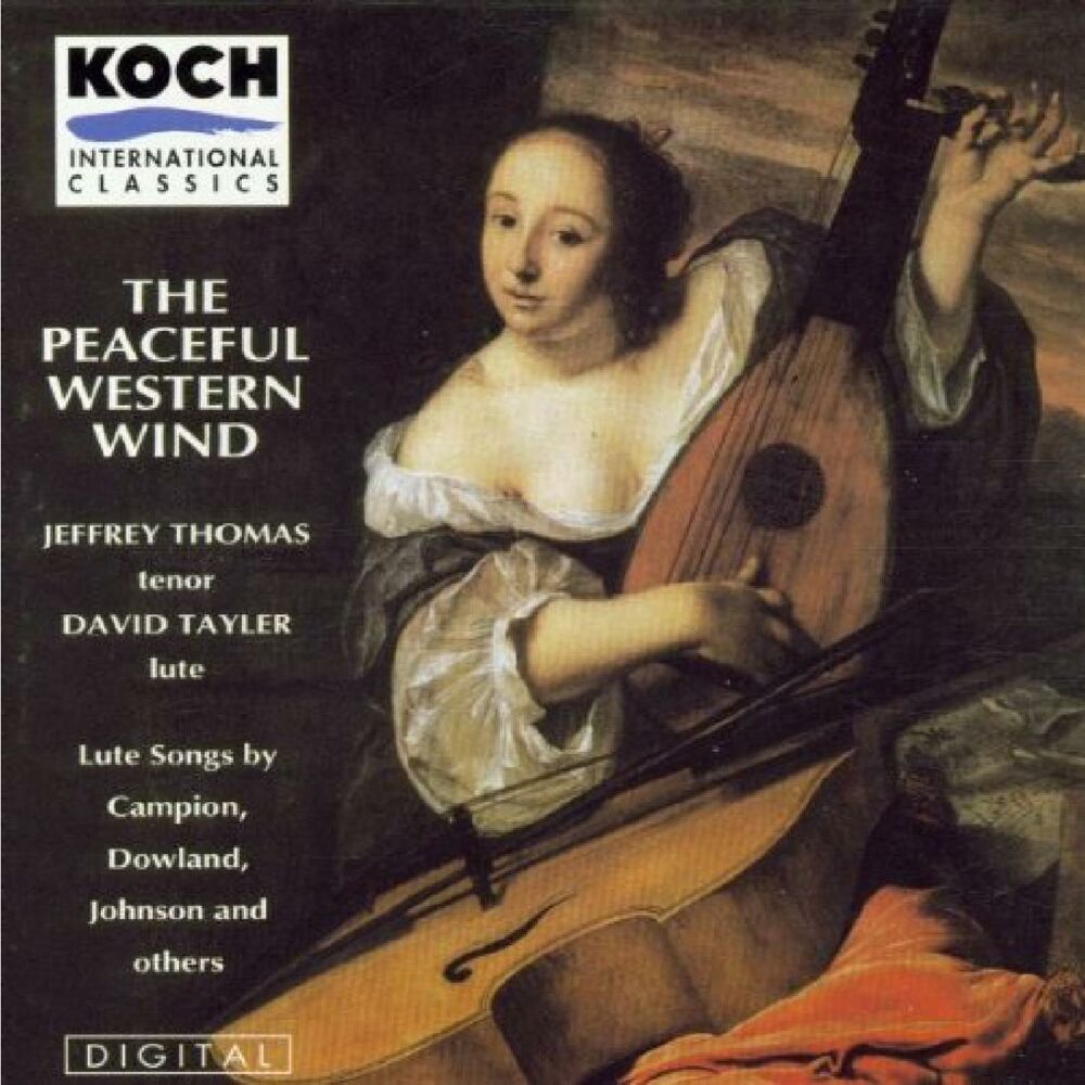 Picture of The Peaceful Western Wind: Lute Songs by Campion Dowland Johnson and Others