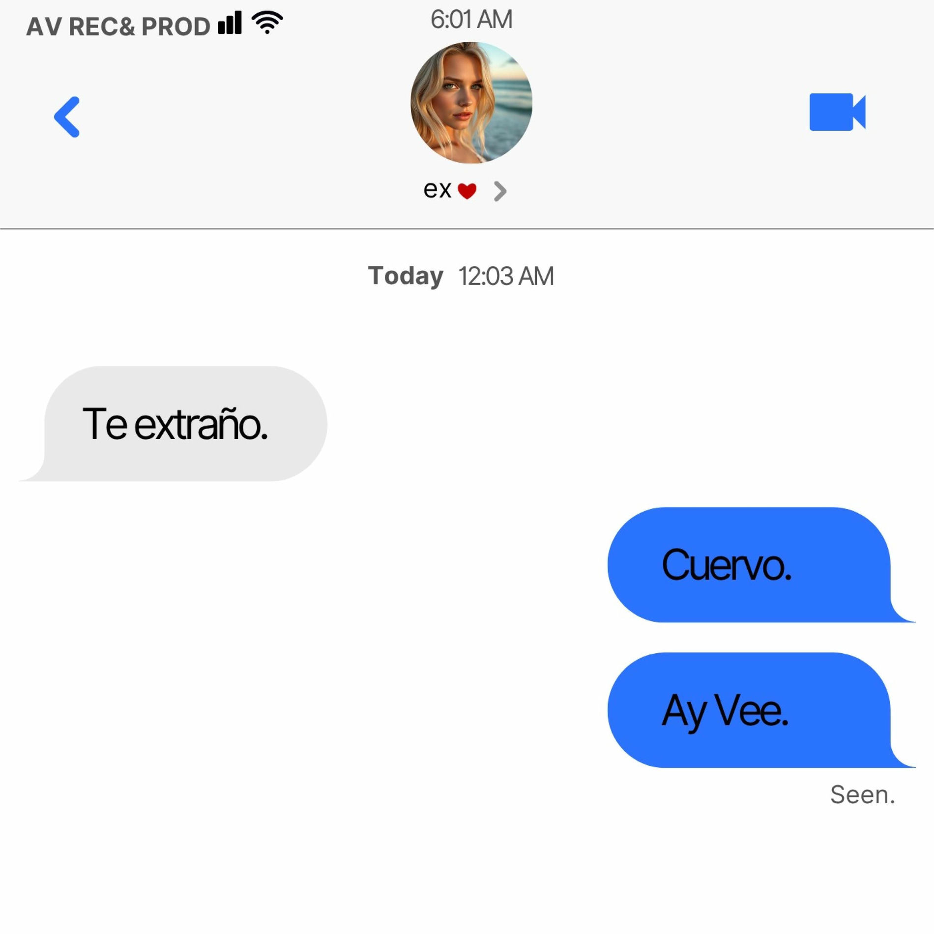 Album cover of A Veces (feat. Cuervo)