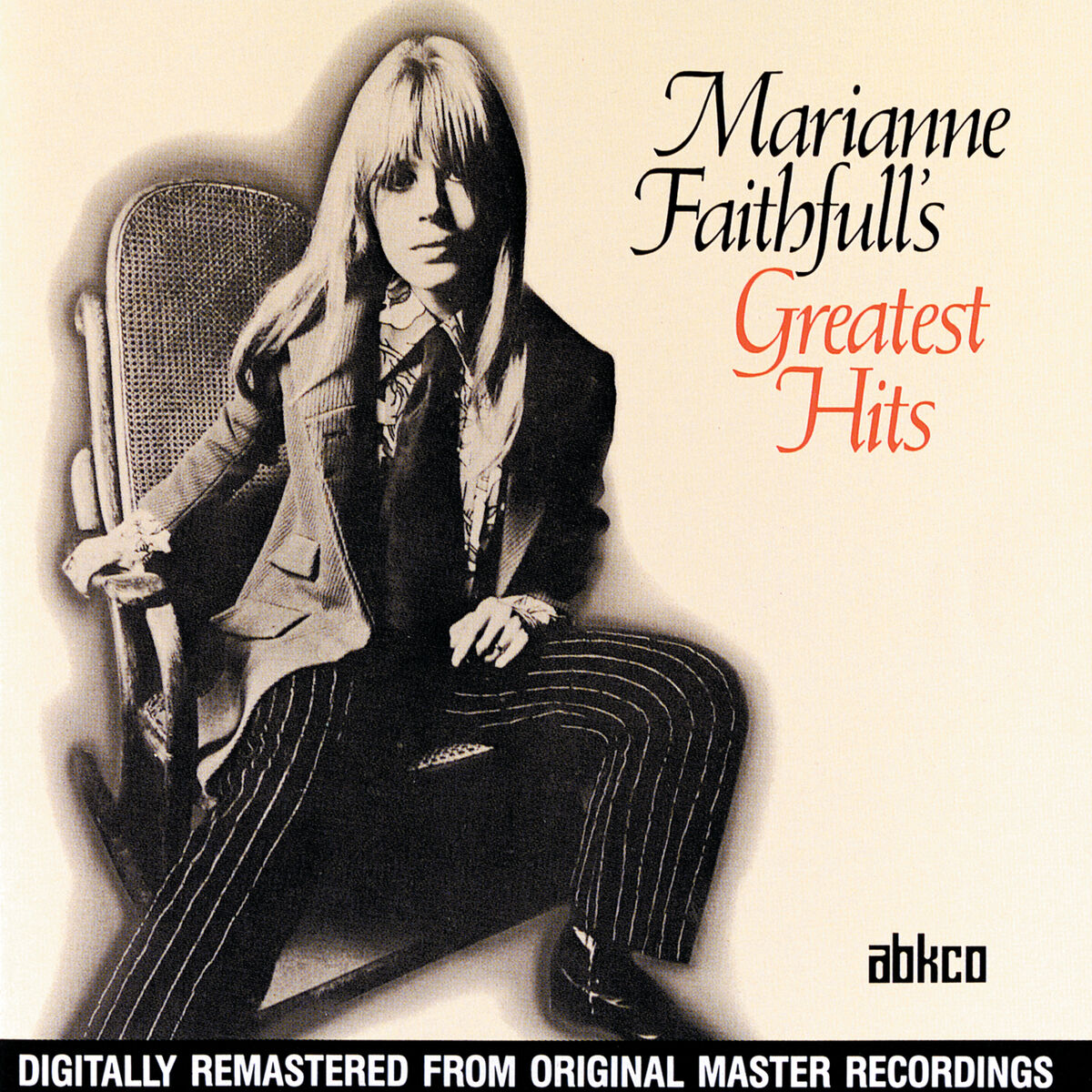 Album cover of Marianne Faithfull's Greatest Hits