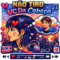 Cover of Não tiro vc da cabeça (Rádio edit) by undefined