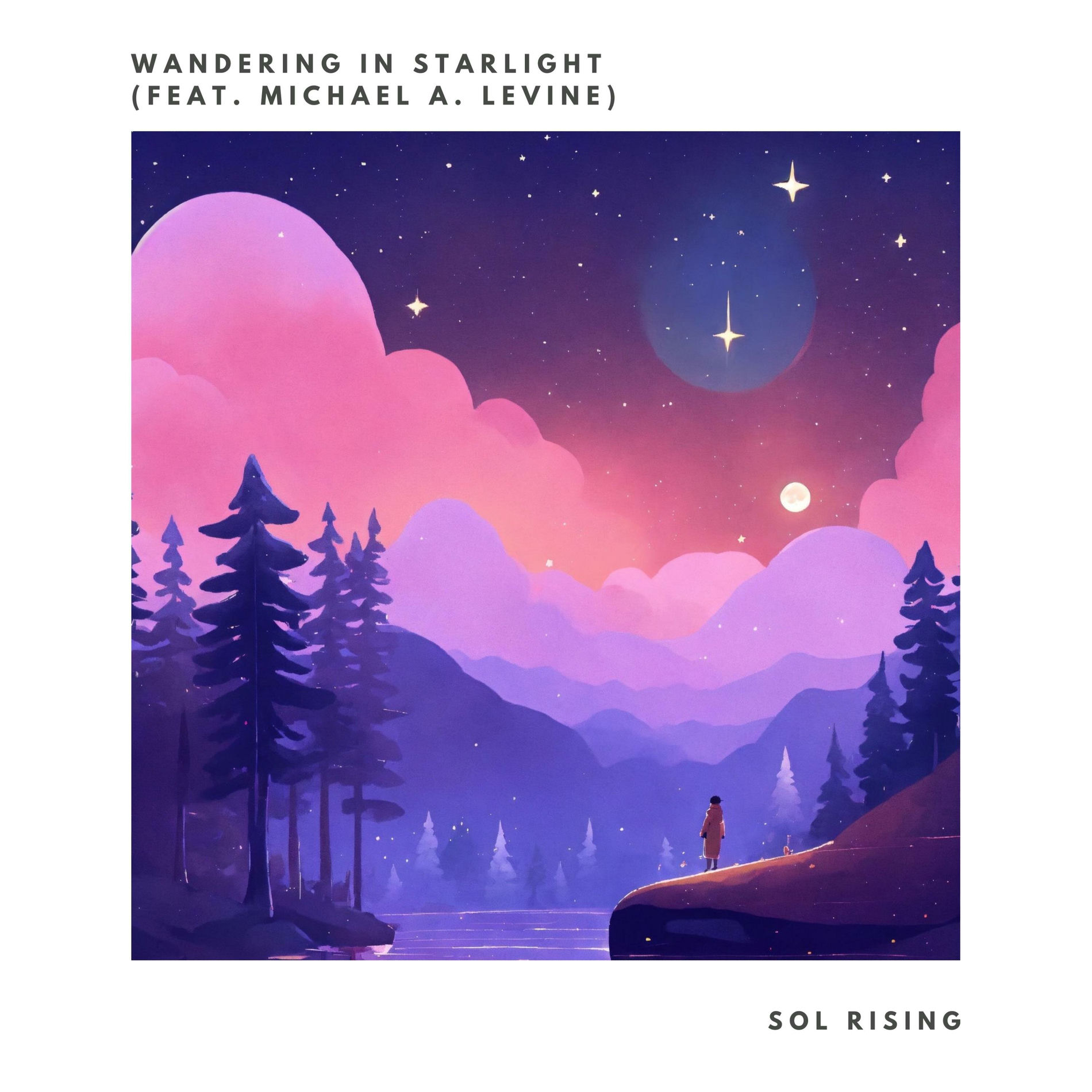 Album cover of Wandering in Starlight (feat. Michael A. Levine)