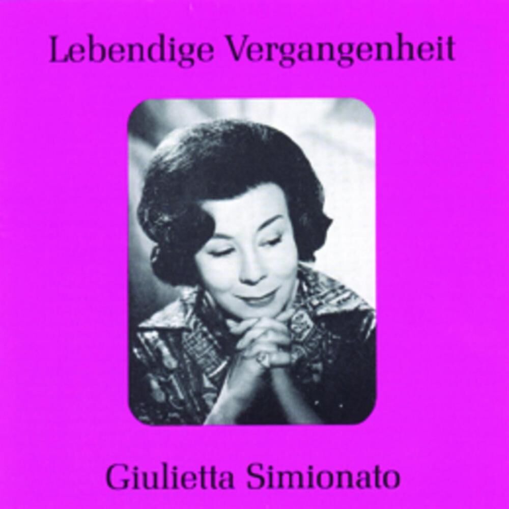Picture of Lebendige Vergangenheit - Giulietta Simionato