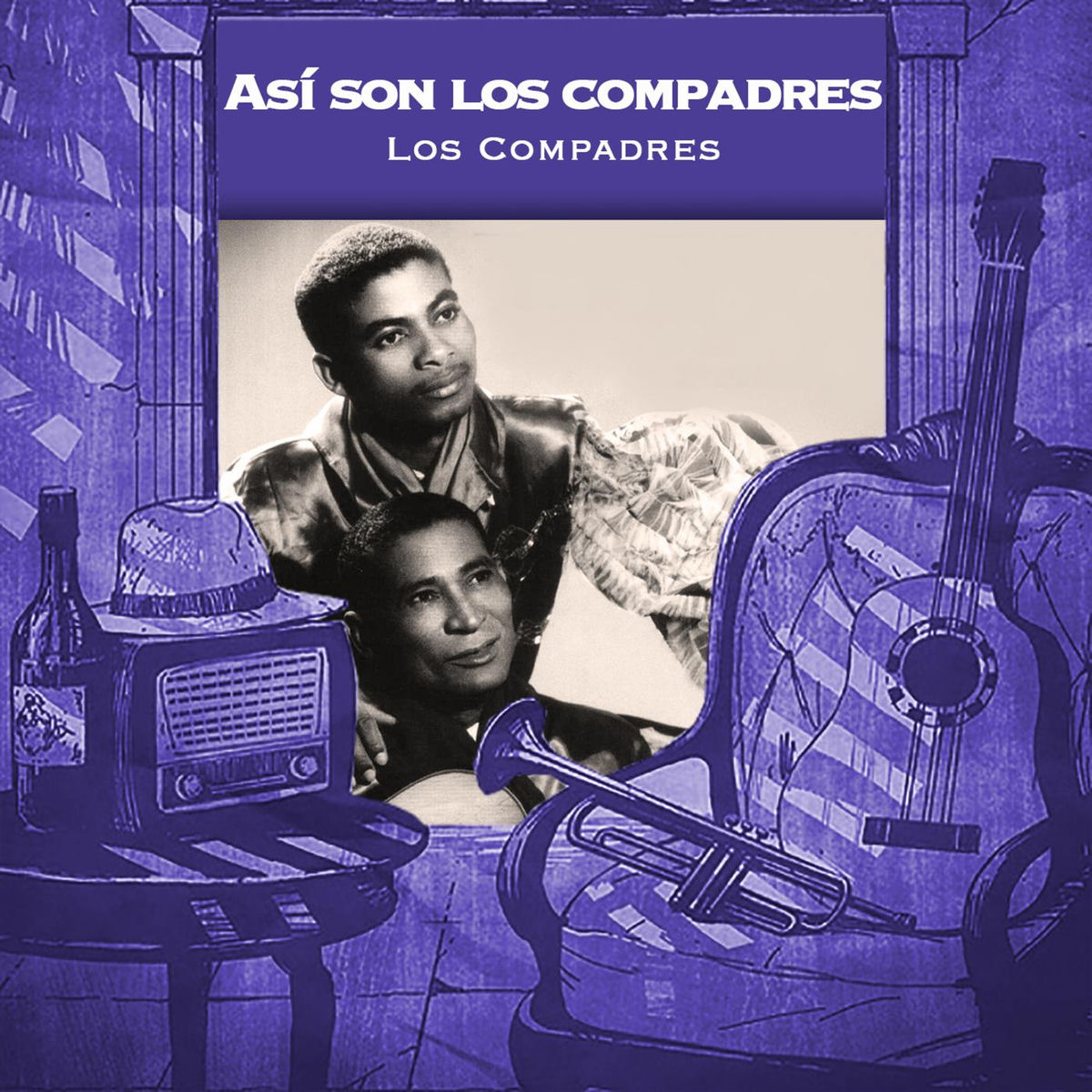 Album cover of Así son los compadres