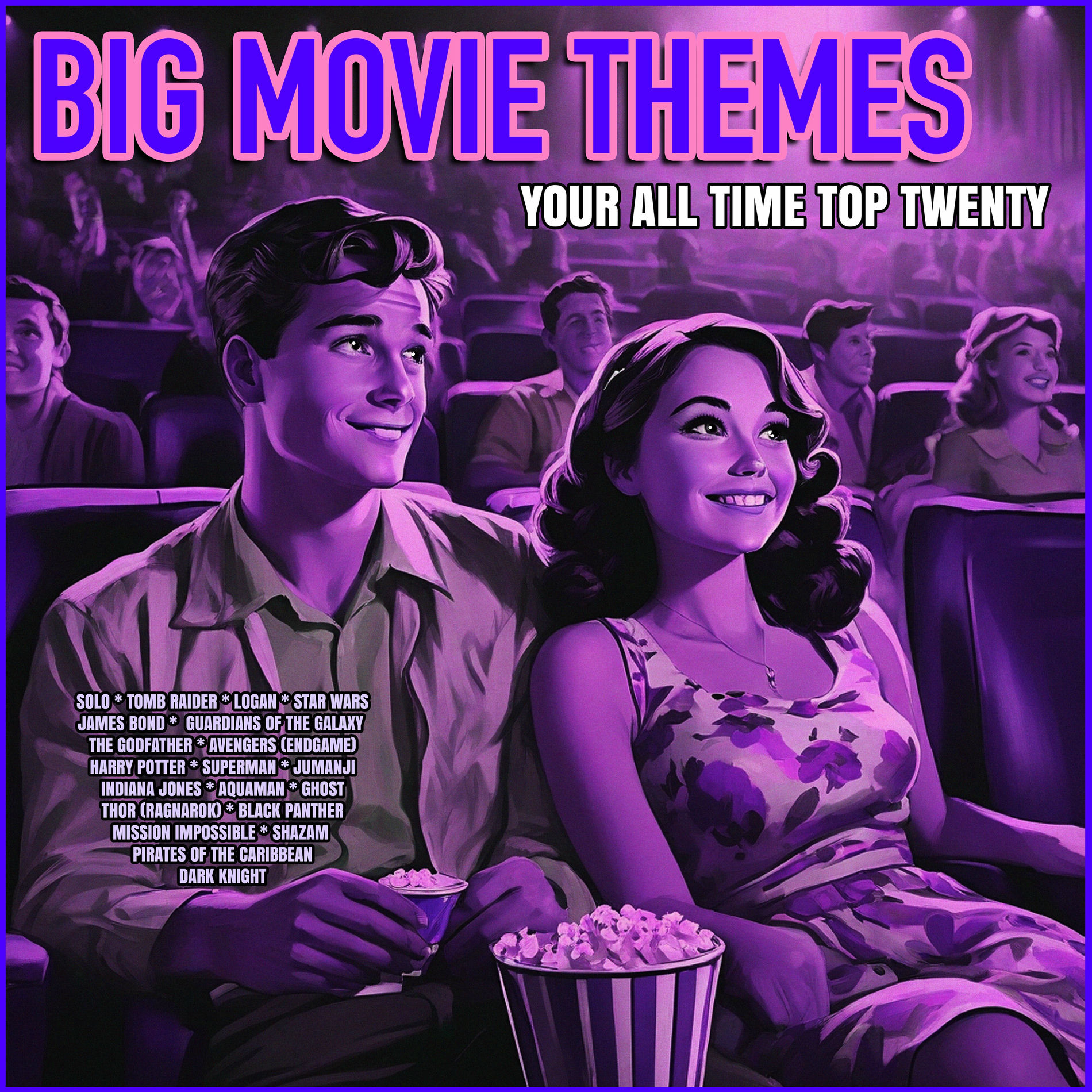 Album cover of Big Movie Themes - Your All Time Top 20