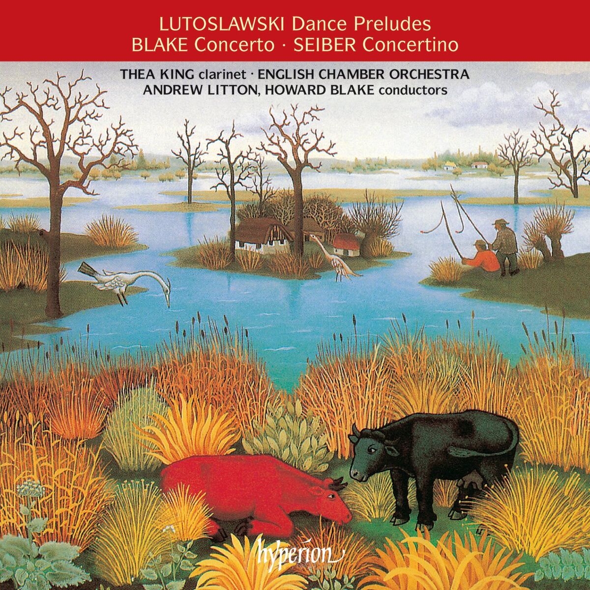 Album cover of Lutosławski, Blake & Seiber: Clarinet Concertos