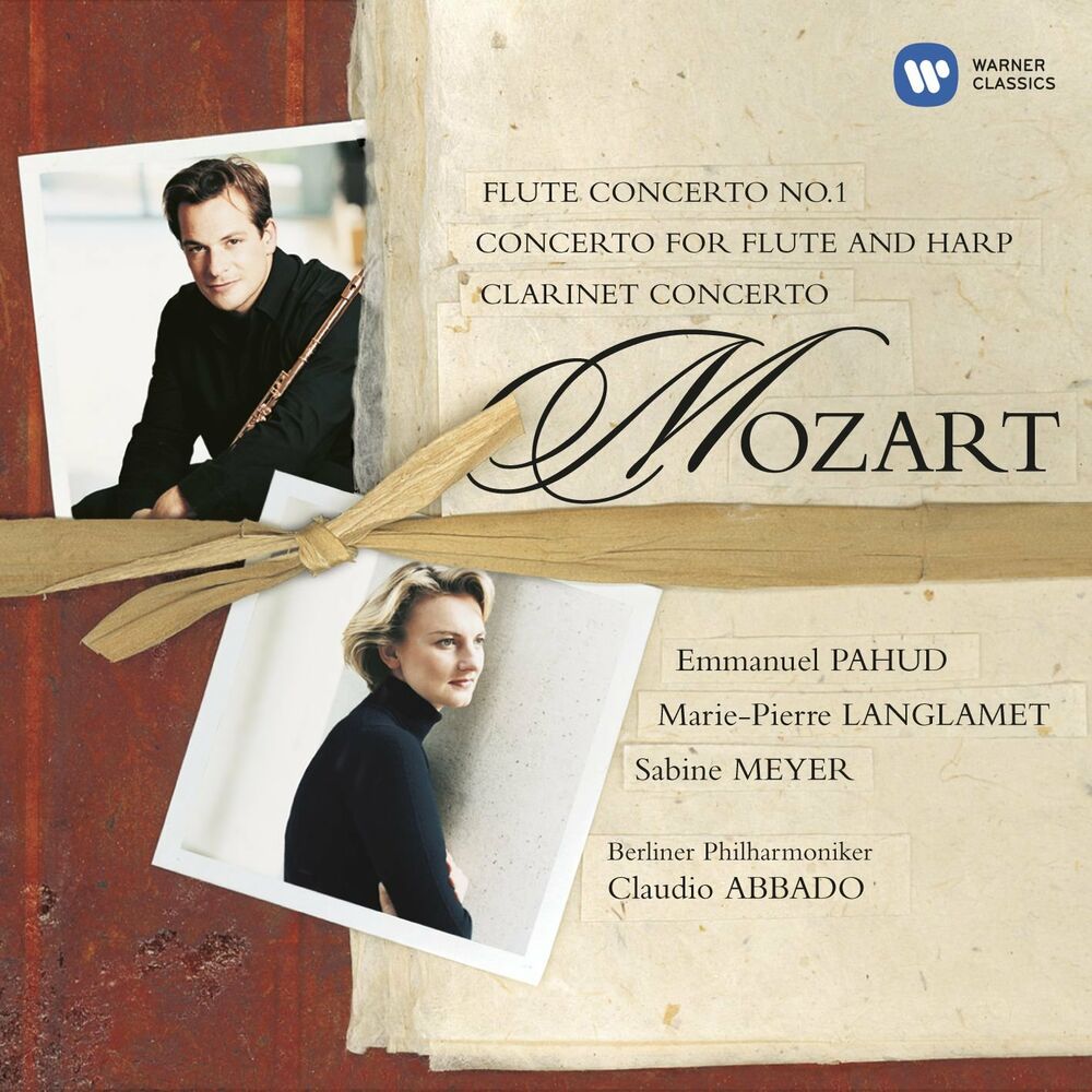 Picture of Mozart: Flute Concerto No. 1, K. 313 - Flute and Harp Concerto, K. 299 & Clarinet Concerto, K. 622