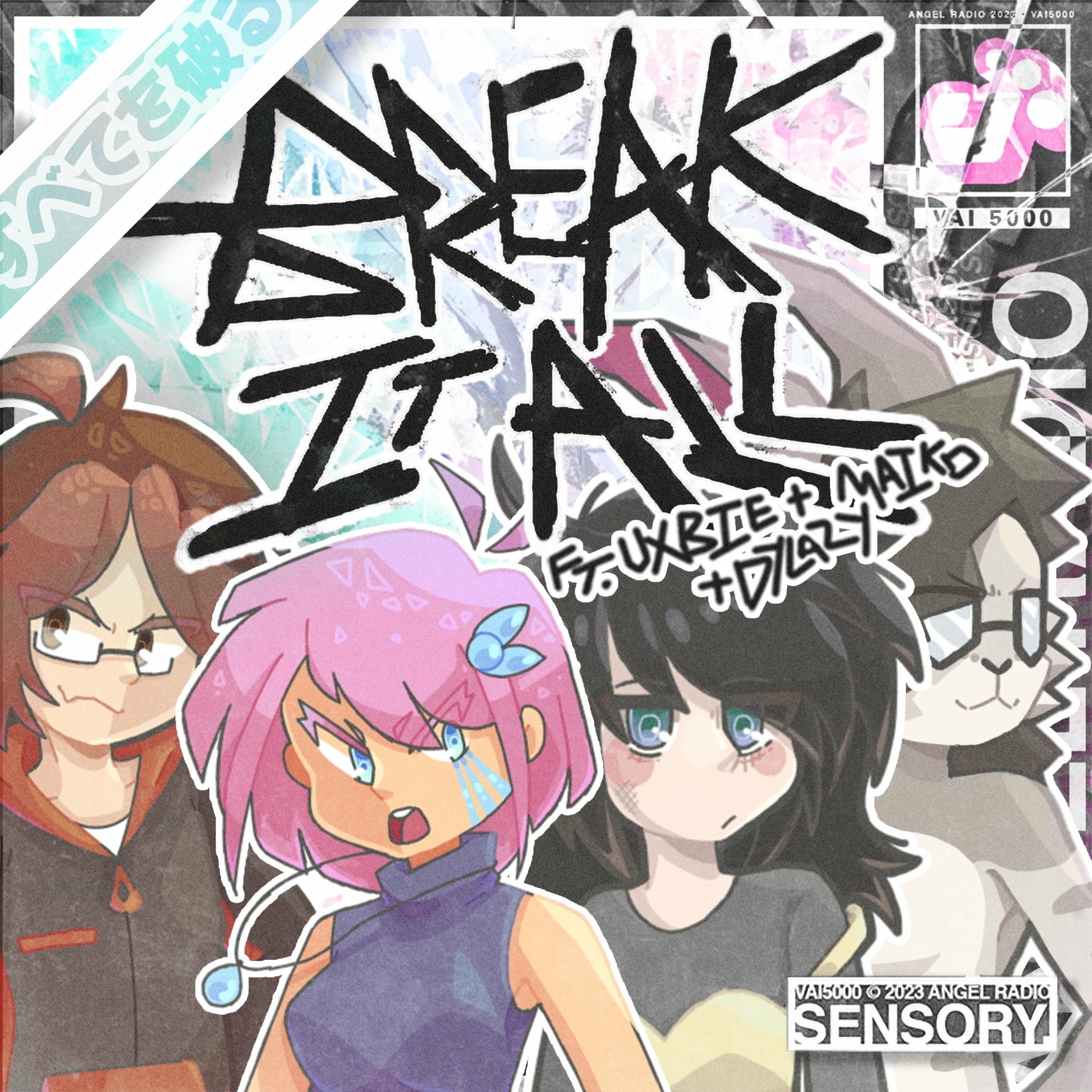 Album cover of breakitall (feat. uxbie, dylazy & maiko)