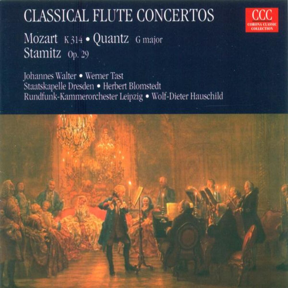 Picture of MOZART, W.A.: Flute Concerto No. 2 / QUANTZ, J.J.: Concerto for Flute and Bassoon / STAMITZ, C.: Flute Concerto, Op. 29 (Tast, Wal