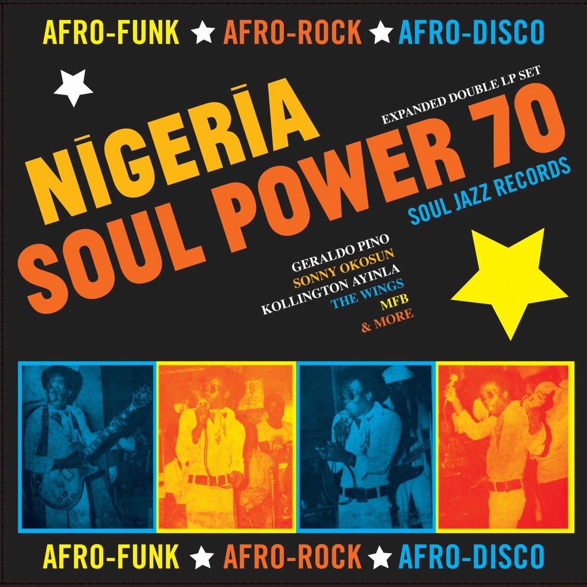 Album cover of Soul Jazz Records Presents Nigeria Soul Power 70: Afro-Funk, Afro-Rock, Afro-Disco