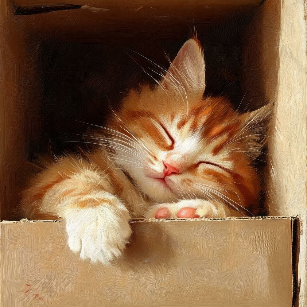 Picture of 華麗なるネコの聖域: 豪華なる猫の贅沢な休息