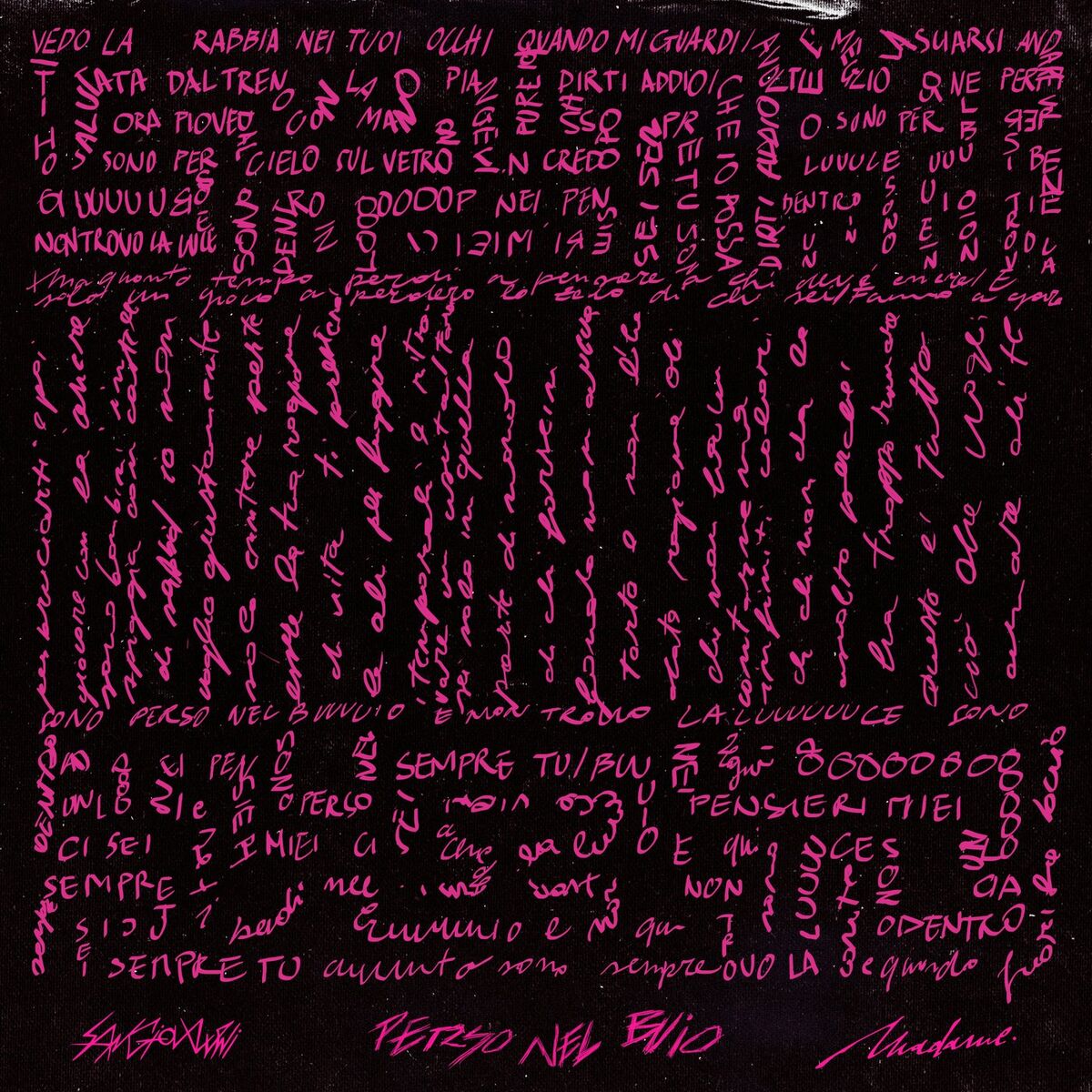 Album cover of perso nel buio