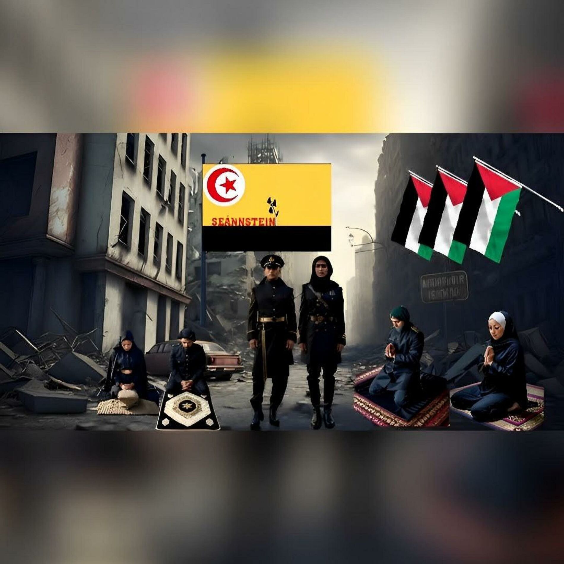 Album cover of Strength To Rise,Once Again (feat. Andrea Krux, @translating_gaza, @tariq_al_deqes & downcast)