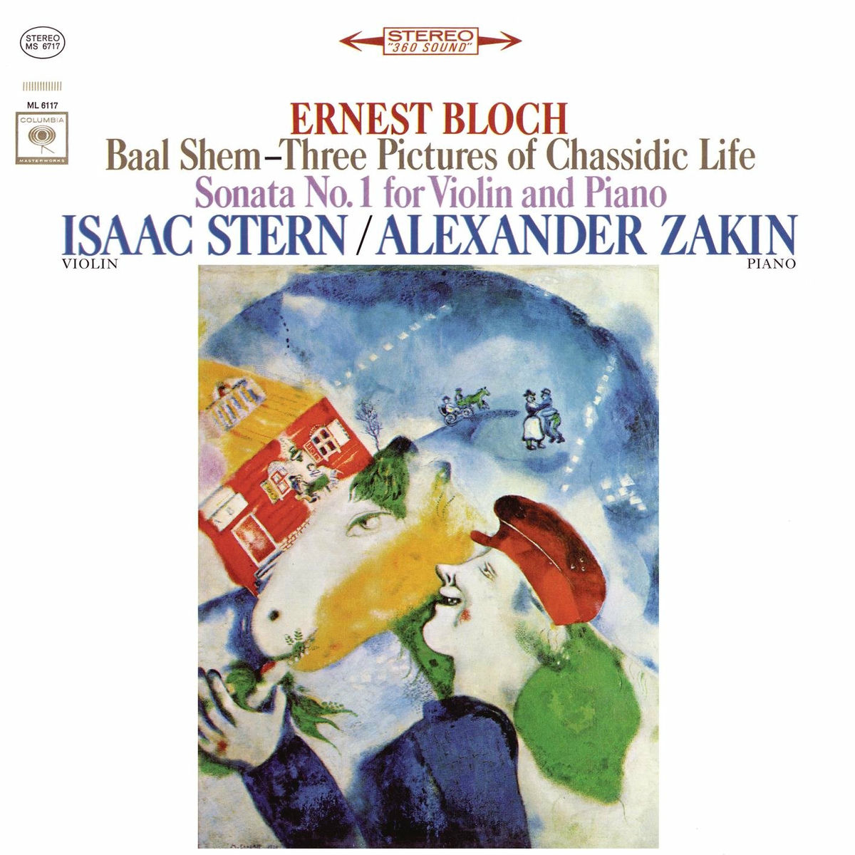 Album cover of Bloch: Baal Shem & Violin Sonata No. 1
