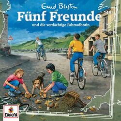 Cover of Folge 146: und die verdächtige Fahrradbotin