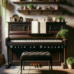 Cover of Matin en Douceur: Piano Jazz pour Commencer la Journée