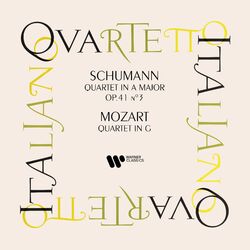 Cover of Schumann: String Quartet, Op. 41 No. 3 - Mozart: String Quartet No. 3, K. 156