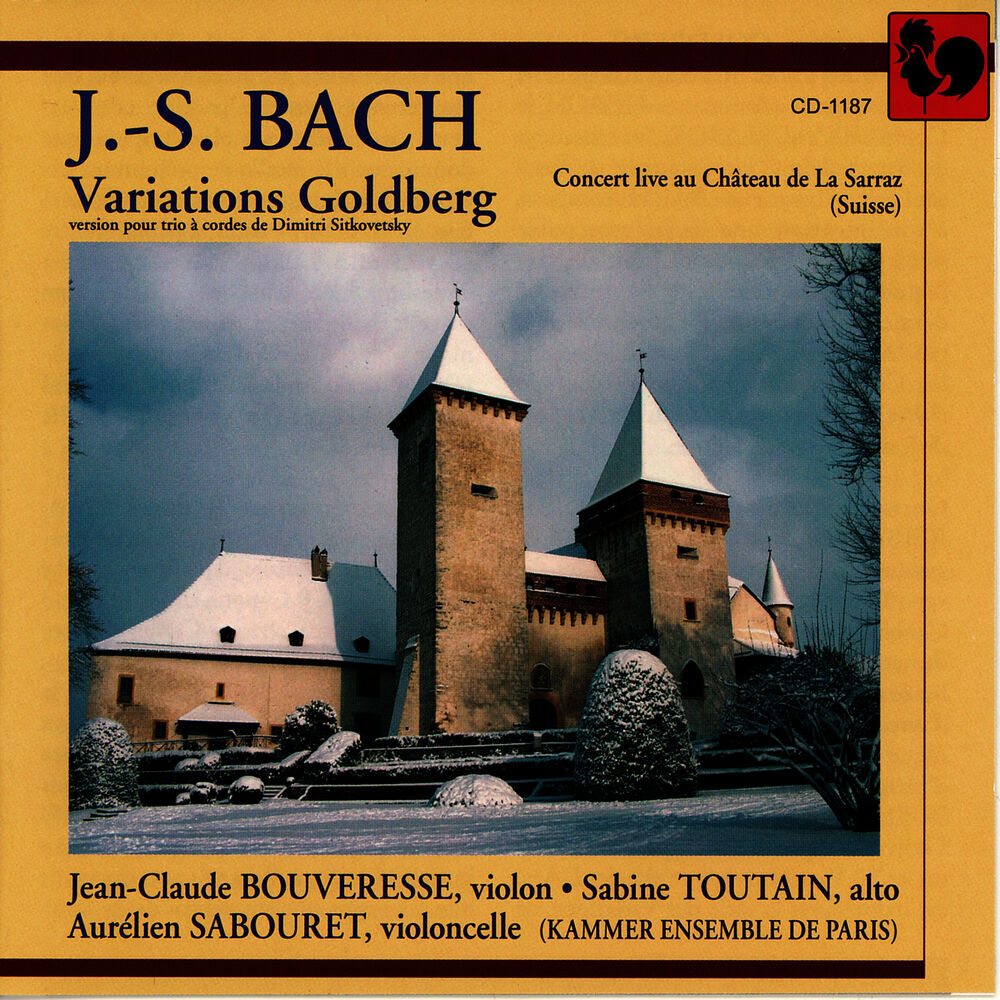 Picture of Bach: Variations Goldberg (Version pour trio à cordes de Dmitry Sitkovetsky)