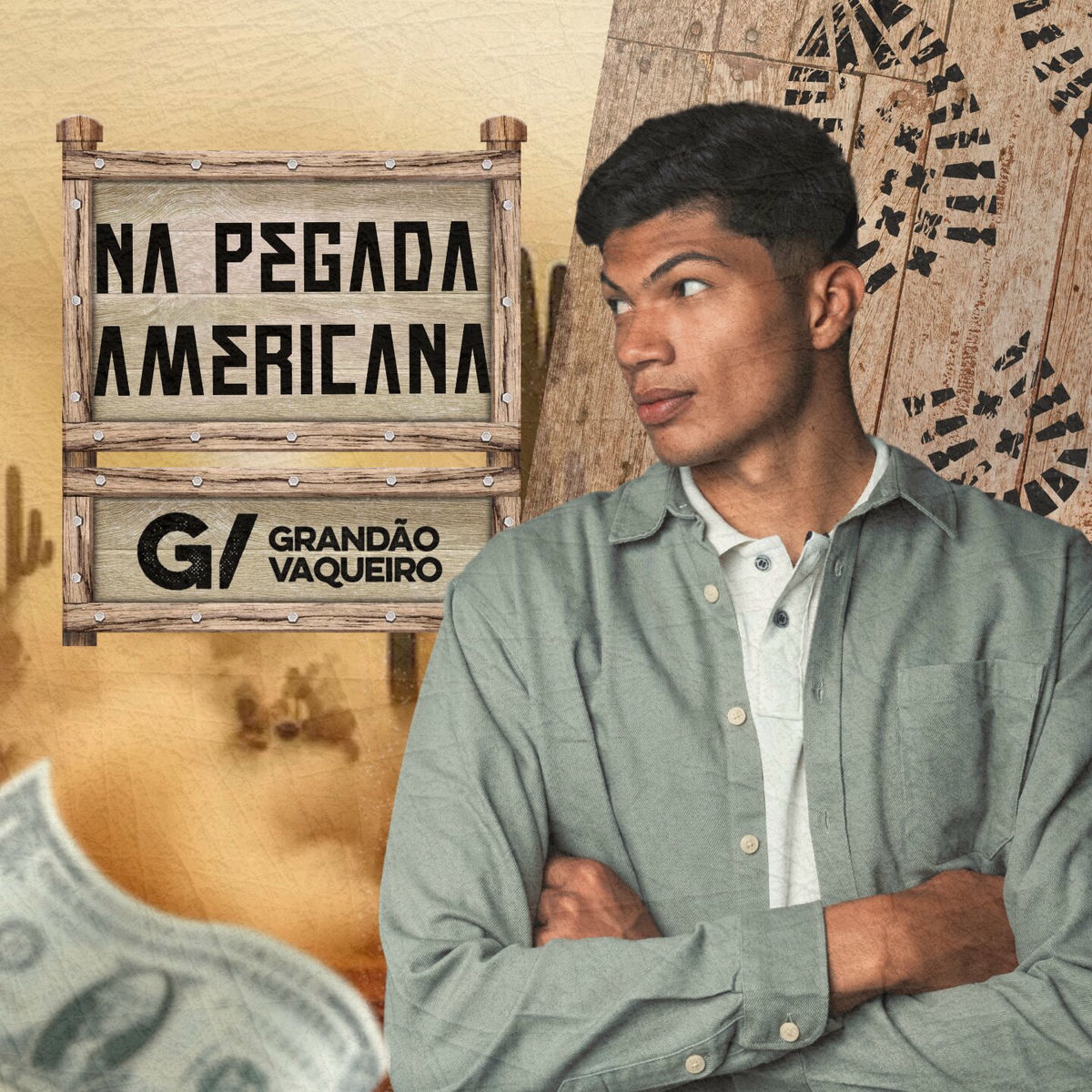 Album cover of Na Pegada Americana