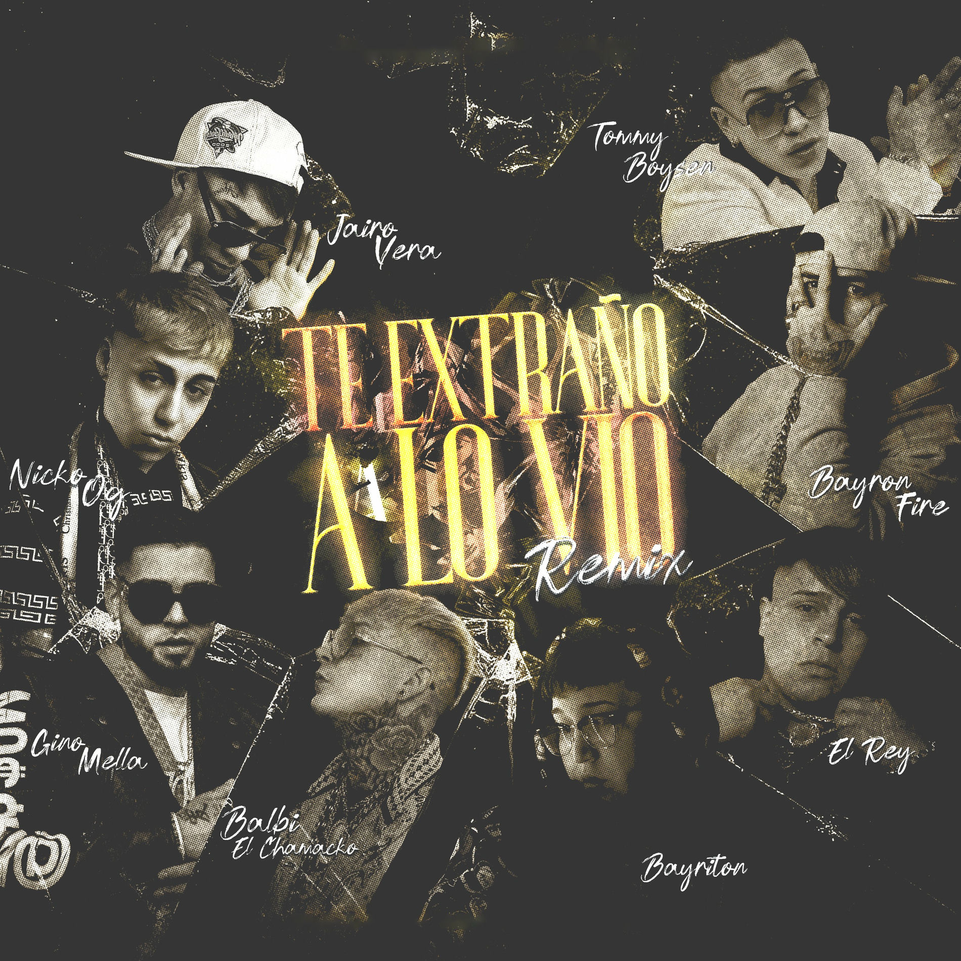 Album cover of Te Extraño a Lo Vio (feat. Balbi El Chamako, Bayron Fire, Bayriton, Tommy Boysen, Gringuitos Records, El Rey)