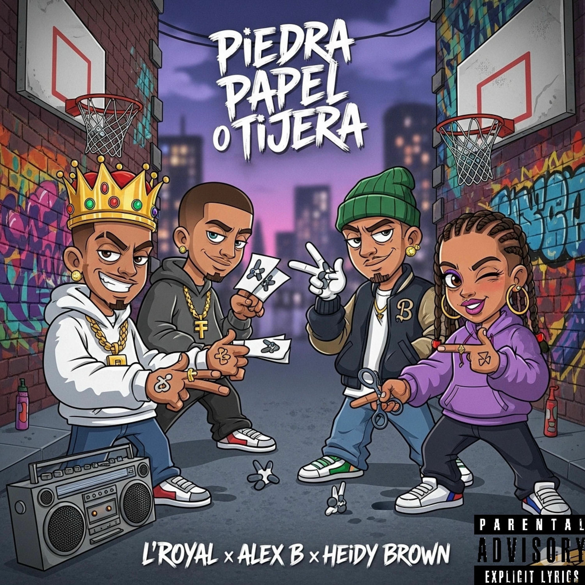Album cover of Piedra Papel o Tijera (feat. Alex b El Lider & Heidy Brown)