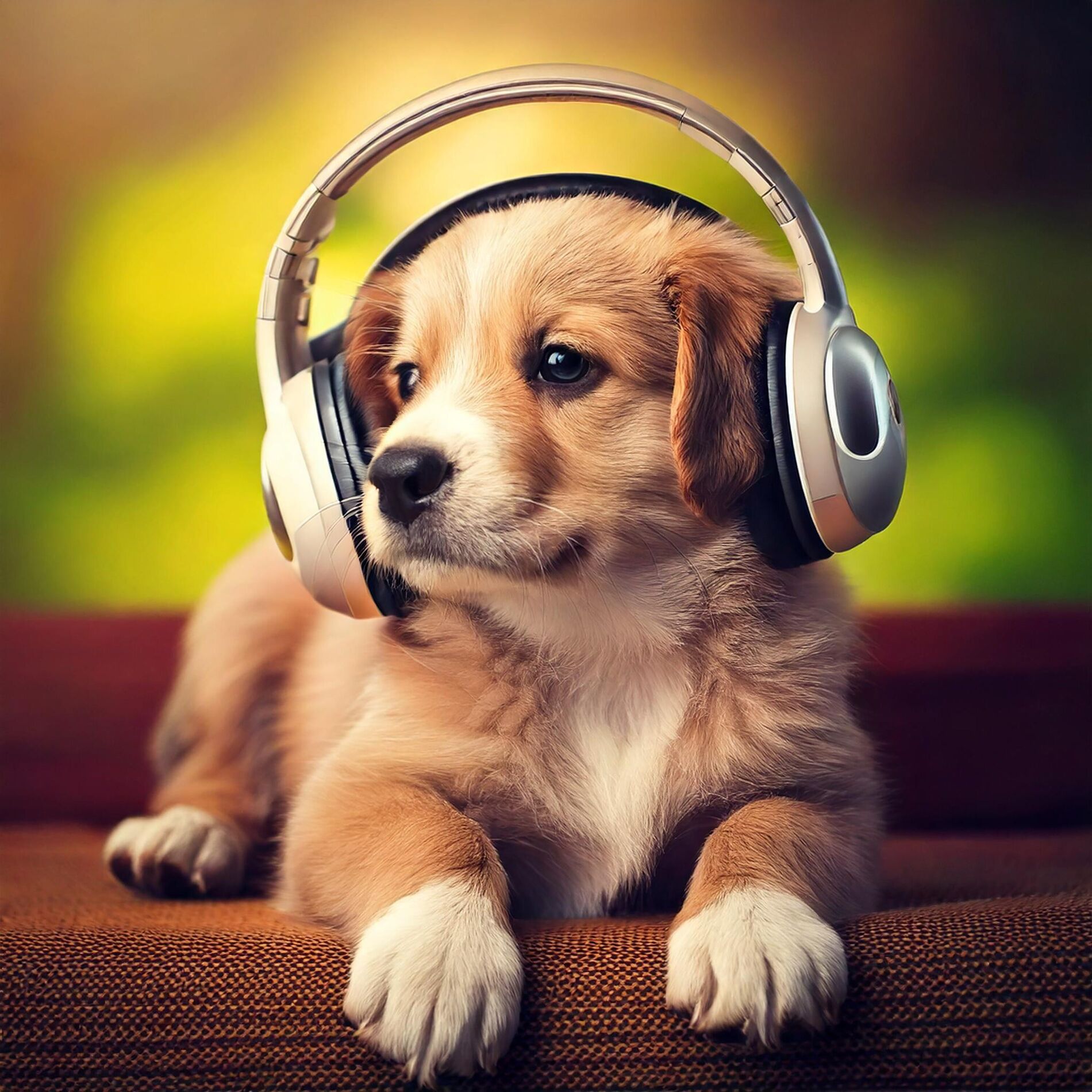 Album cover of Music for Happy Pups: Calming Sounds for Dogs