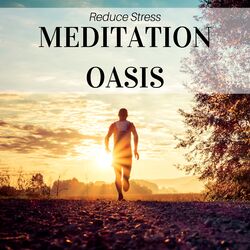 Cover of Meditation Oasis – Blissful Mantra Music for Body & Soul, Practice Mindfulness and Reduce Stress