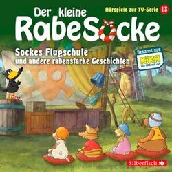 Cover of Sockes Flugschule, Die Waldhochzeit, Der Riesenschreck (Der kleine Rabe Socke - Hörspiele zur TV Serie 13)