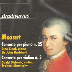 Cover of Mozart: Piano Concerto No. 25 & Violin Concerto No. 5 "Turkish"