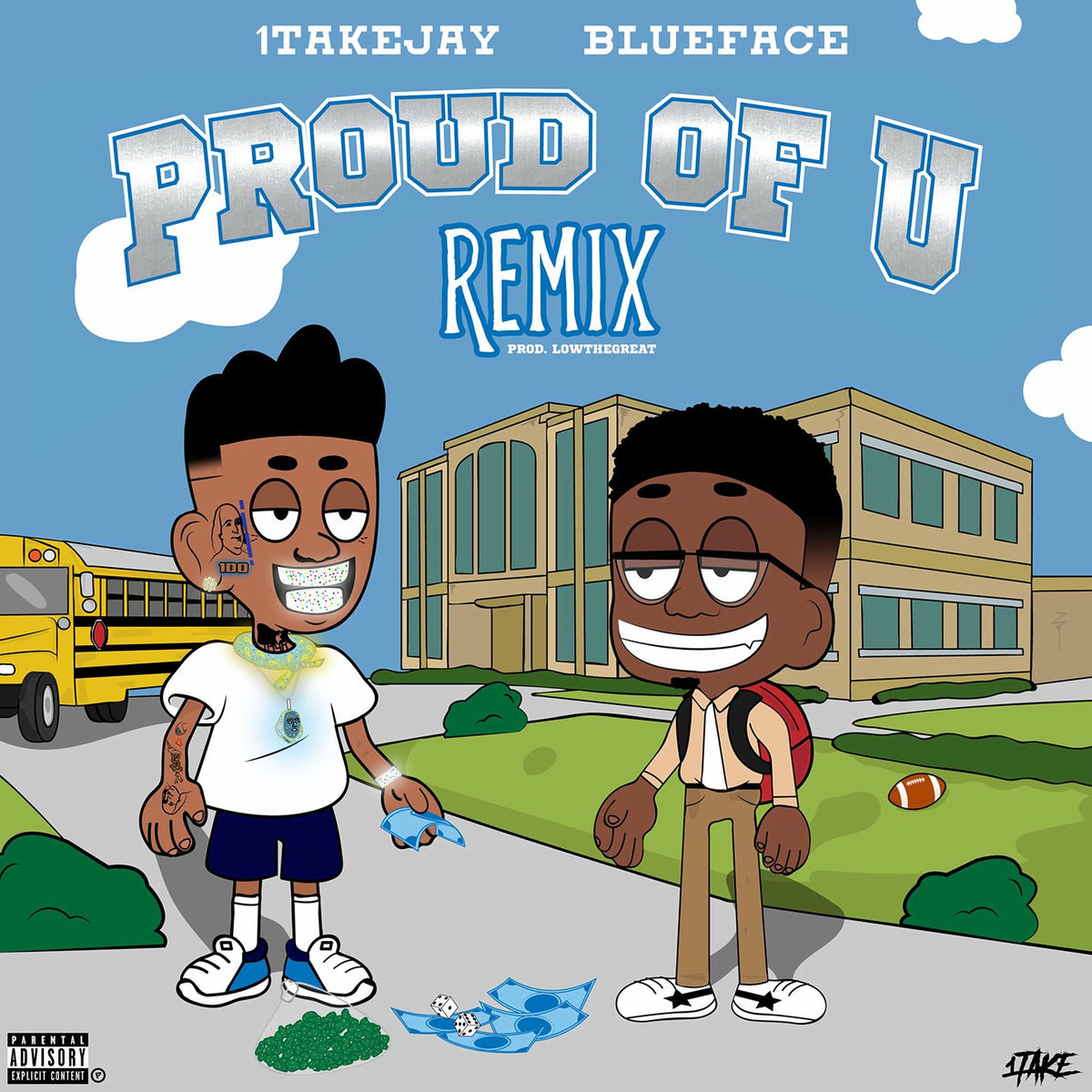 Album cover of Proud Of U (Remix) [feat. Blueface]