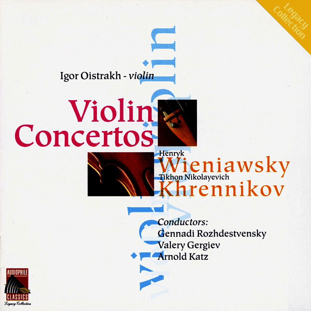 Picture of Wieniawski: Violin Concertos Nos. 1 & 2 - Khrennikov: Three Pieces for Violin