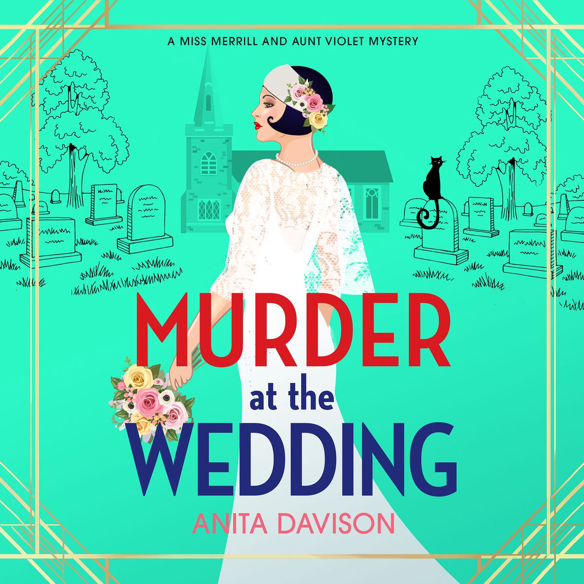 Album cover of Chapter 1 - Murder at the Wedding - Miss Merrill and Aunt Violet Mysteries, Book 5