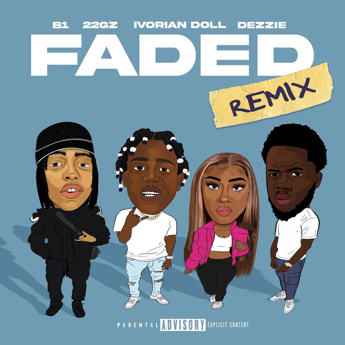 Album cover of Faded (feat. 22Gz, Dezzie & Ivorian Doll)