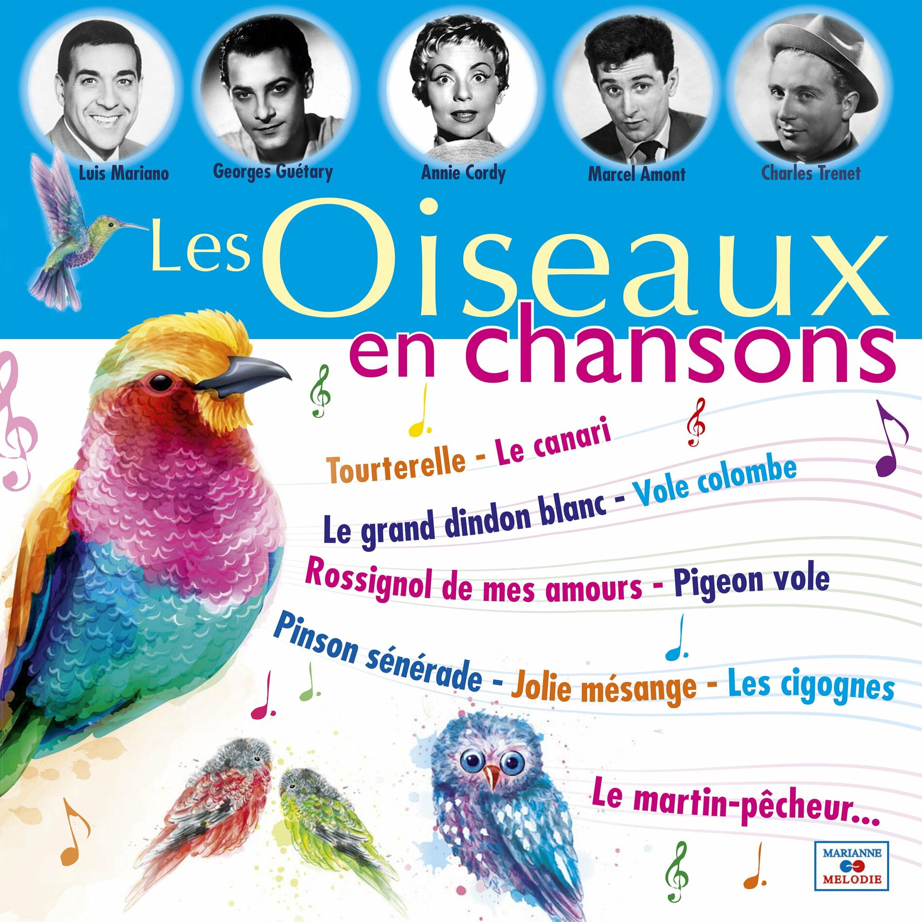 Album cover of Les oiseaux en chansons