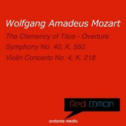 Cover of Red Edition - Mozart: The Clemency of Titus - Overture & Symphony No. 40, K. 550