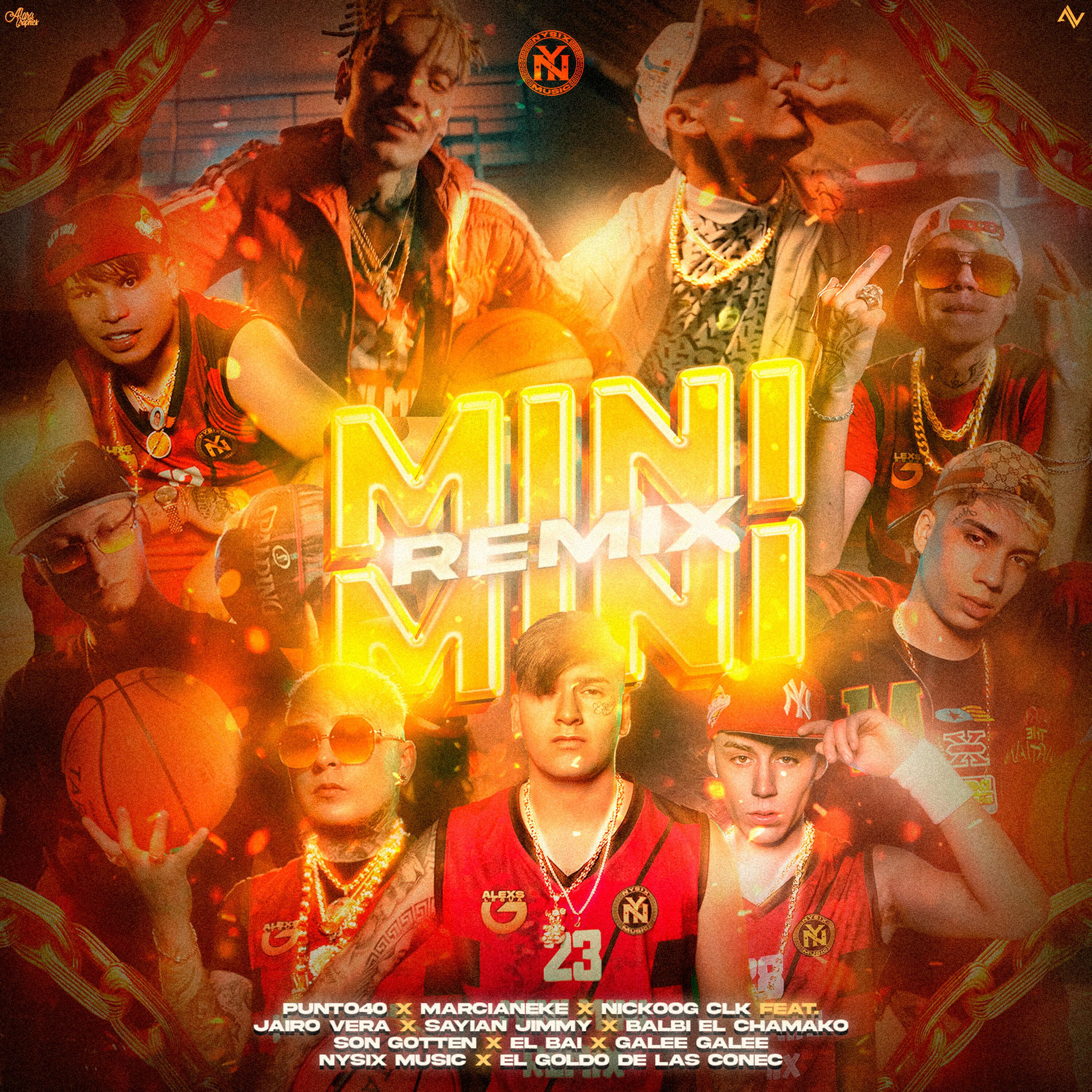 Album cover of Mini Mini (feat. Jairo Vera, Sayian Jimmy, Balbi El Chamako, Son Gotten, El BAI, Galee Galee, Nysix Music, El Goldo De Las Conec)