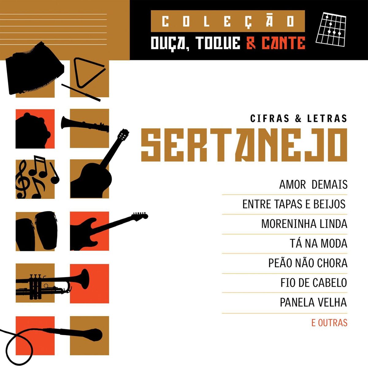 Album cover of Coleção Ouca, Toque E Cante - Sertanejo