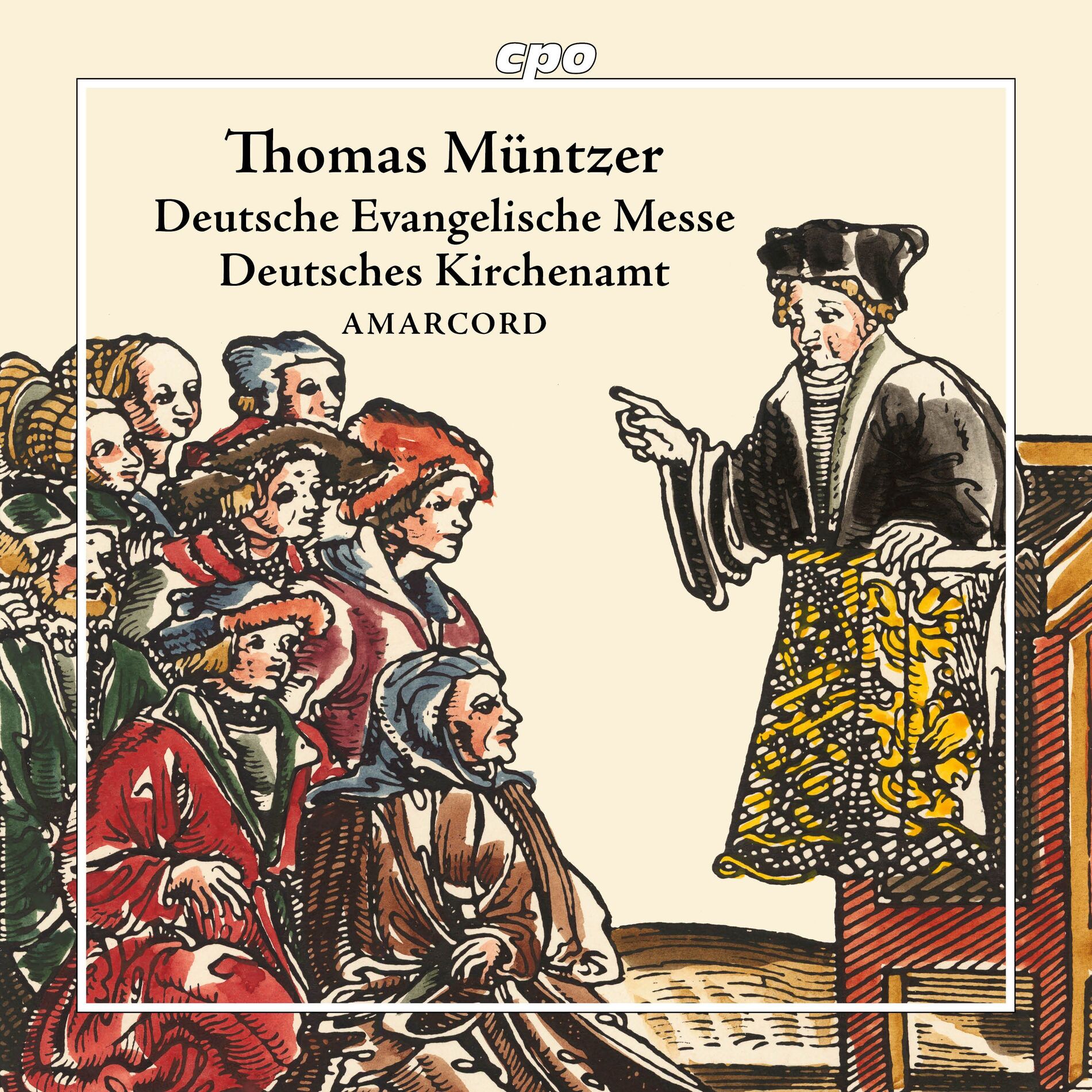 Album cover of Thomas Müntzer: Deutsche Evangelische Messe & Deutsches Kirchenamt